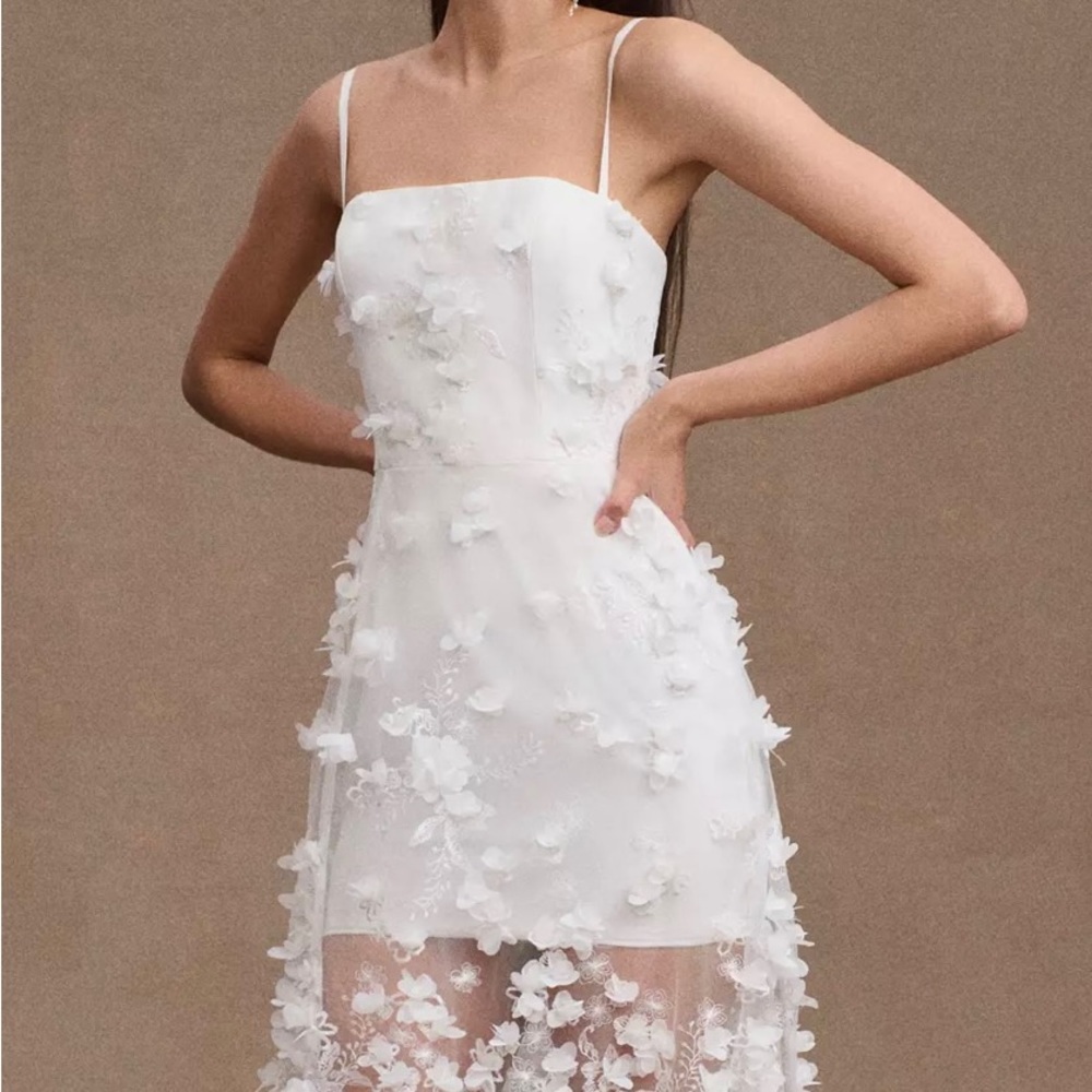 Helsi Audrey Appliqué Sheer Midi Dress